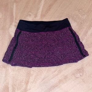 Purple and Black Lululemon Skirt